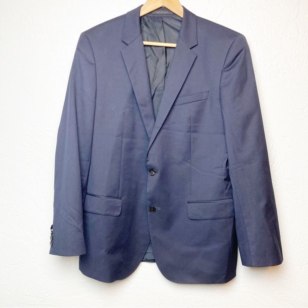 Hugo Boss Guabello sports coat super 120 navy blue 42R